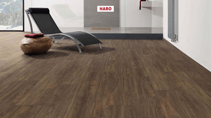 HARO Designboden DISANO ClassicAqua Nussbaum strukturiert 1-Stab Landhausdiele XL 4V main product photo