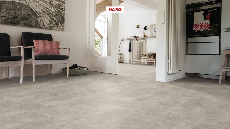 HARO Design flooring DISANO ClassicAqua Beton Brut Greige Piazza 4V main product photo