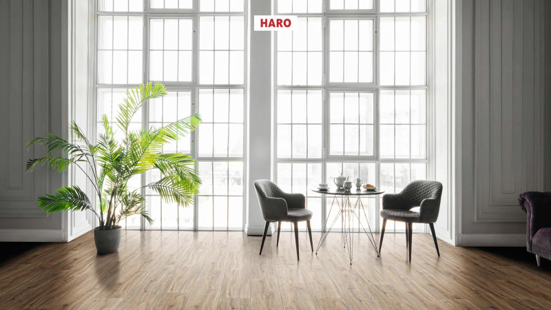 HARO Designboden DISANO ClassicAqua Wildeiche strukturiert 1-Stab Landhausdiele XL 4V main product photo