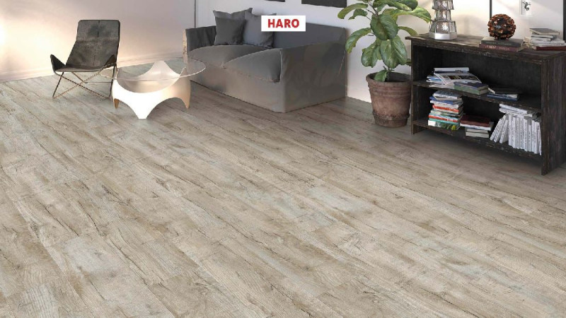 HARO Design Floor DISANO LifeAqua Oak Cardiff white structured 1-plank Full Plank 4V main product photo