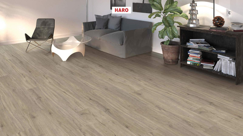 HARO Design flooring DISANO LifeAqua Oak Columbia Grey 1-strip 4V main product photo