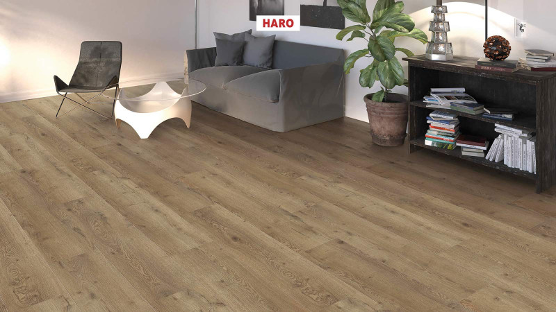 HARO Designboden DISANO LifeAqua Eiche Oxford strukturiert 1-Stab Landhausdiele 4V main product photo