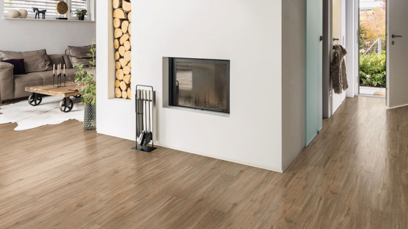 HARO Design flooring DISANO Project Holm Oak Creme 1-strip M4V main product photo