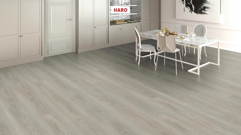 HARO Designboden DISANO Saphir Eiche Picardie grau authentic 1-Stab Landhausdiele M4V main product photo