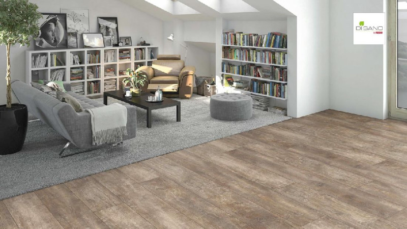 HARO Designboden DISANO LifeAqua Antikeiche geräuchert Landhausdiele XL 4V Kork-Dämmunterlage main product photo