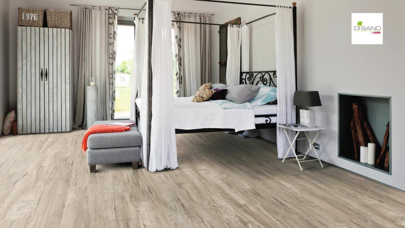 HARO Design flooring DISANO LifeAqua Oak Cardiff Grey 1-strip XL 4V main product photo