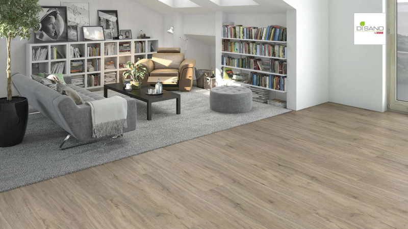 HARO Designboden DISANO LifeAqua Eiche Columbia grau Landhausdiele XL 4V Kork-Dämmunterlage main product photo
