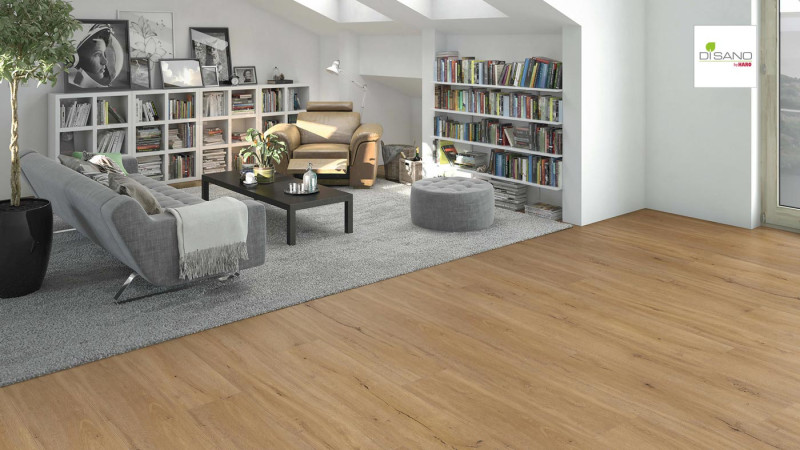 HARO Designboden DISANO LifeAqua Eiche Columbia natur Landhausdiele XL 4V Kork-Dämmunterlage main product photo