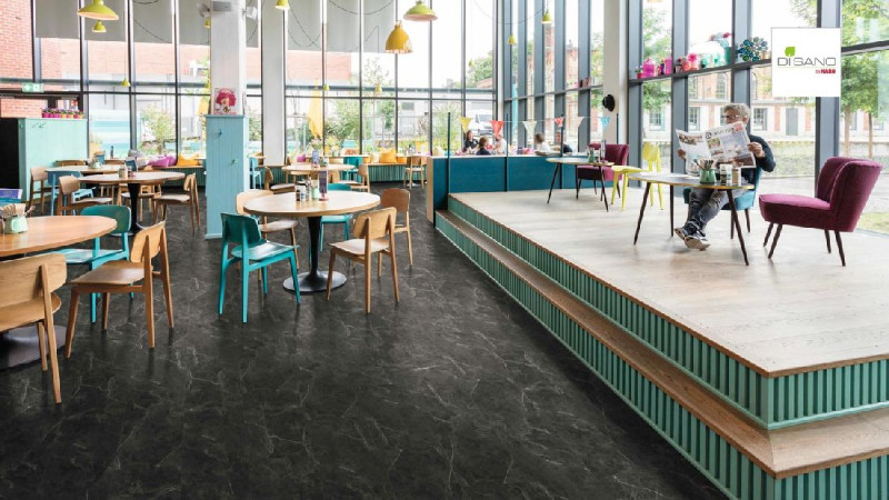 HARO Designboden DISANO Project Marmor anthrazit Piazza 4VM main product photo