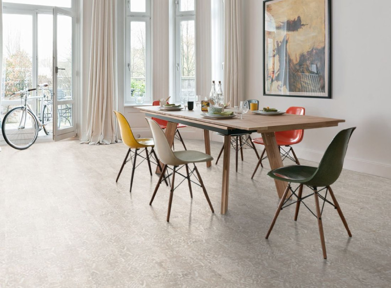 HARO Designboden DISANO SmartAqua Artdesign crema Piazza 4V Kork-Dämmunterlage main product photo