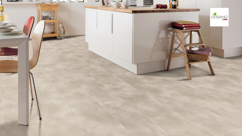 HARO Designboden DISANO SmartAqua Beton hell Piazza 4V Kork-Dämmunterlage main product photo