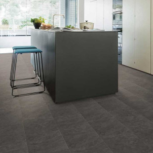 HARO Design Floor DISANO SmartAqua Slate anthracite Piazza 4V cork insulation carpet pad