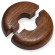HARO Radiator rosettes 22 mm Inside diameter Darker wood types HARO Radiator rosettes 22 mm Inside diameter Darker wood types