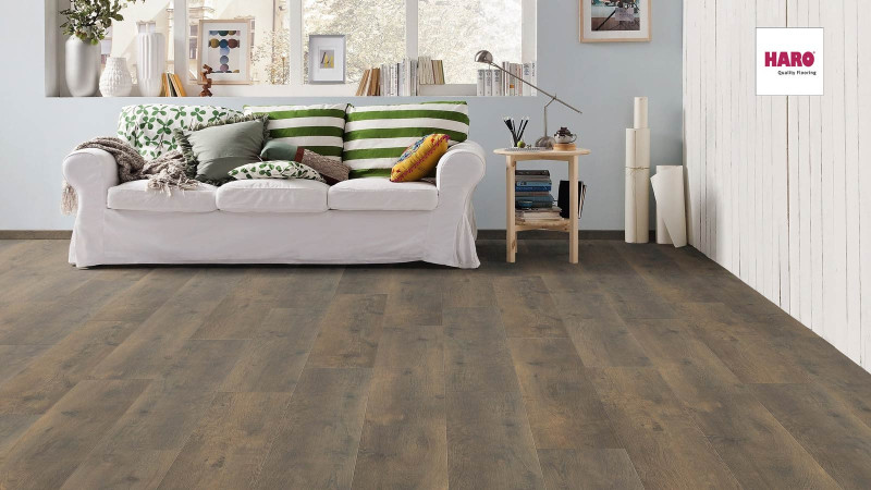 HARO Laminat TRITTY 100 Eiche Bergamo antik geräuchert Campus 4V authentic soft main product photo