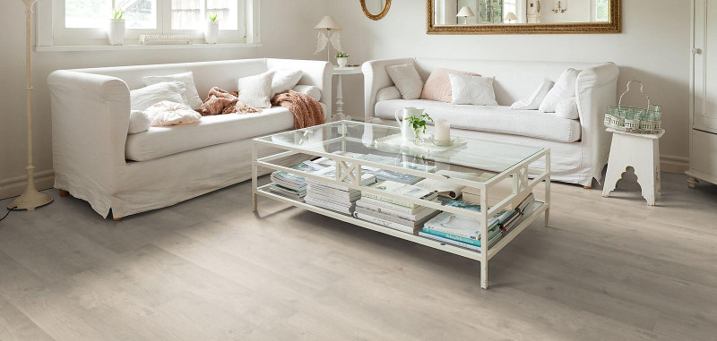 HARO Laminat TRITTY 100 Eiche Bergamo silbergrau authentic soft 1-Stab Landhausdiele 4V main product photo