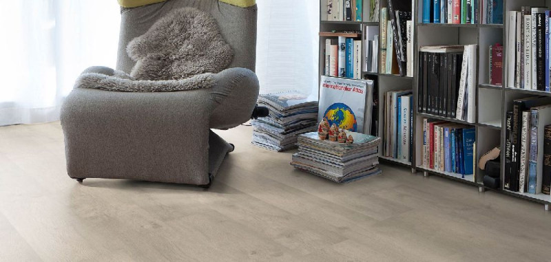 HARO Laminat TRITTY 100 Eiche Bergamo silbergrau authentic soft 1-Stab Landhausdiele 4V Silent CT main product photo
