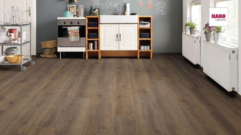 HARO Laminat TRITTY 100 Eiche Contura geräuchert Gran Via 4V authentic main product photo