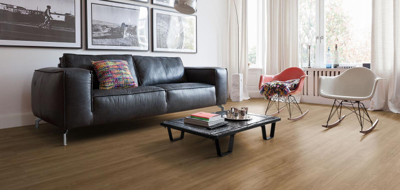 Suelo laminado HARO TRITTY 100 Roble Eleganza natural auténtico Gran Via 4V Silent CT main product photo