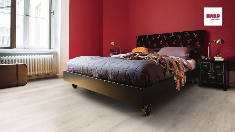 HARO Laminat TRITTY 100 Eiche Emilia hellgrau Loft 4V authentic soft main product photo
