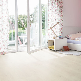 HARO Laminate Flooring TRITTY 100 Oak Emilia white authentic soft Campus 4V