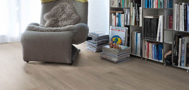 HARO Laminate TRITTY 100 Oak Veneto Mocca 1-strip 4V Silent CT main product photo