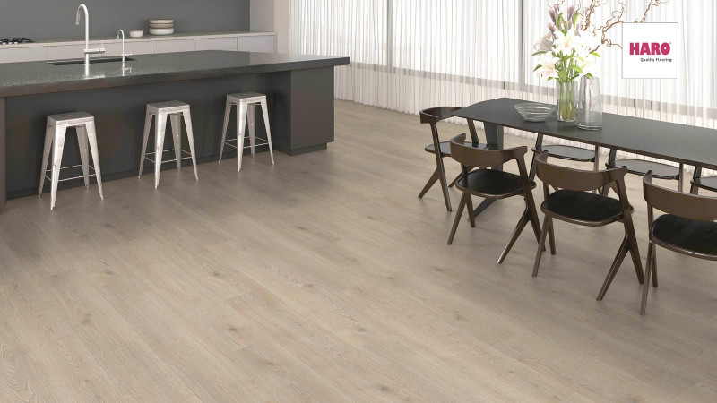 Suelo laminado HARO TRITTY 200 Aqua Roble Contura Piedra Gris 1 Lama 1 Lama 4V Silent Pro main product photo