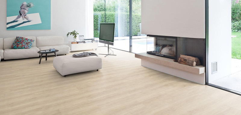 HARO Stratifié TRITTY 200 Aqua Chêne Eleganza blanc crème authentique 1 frise 4V Silent Pro main product photo