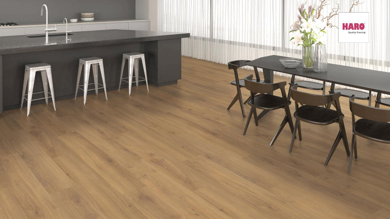 HARO Laminate TRITTY 200 Aqua Oak Emilia Honey 1-strip 4V main product photo