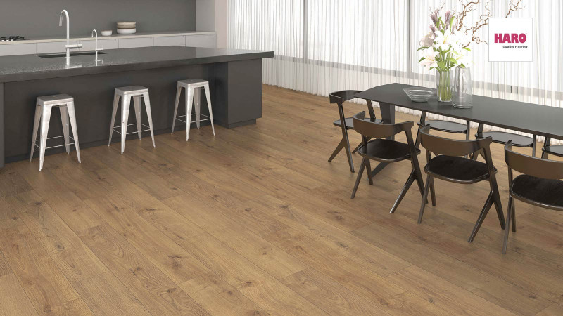 HARO Laminat TRITTY 200 Aqua Eiche Portland natur 1-Stab Landhausdiele 4V Silent CT main product photo