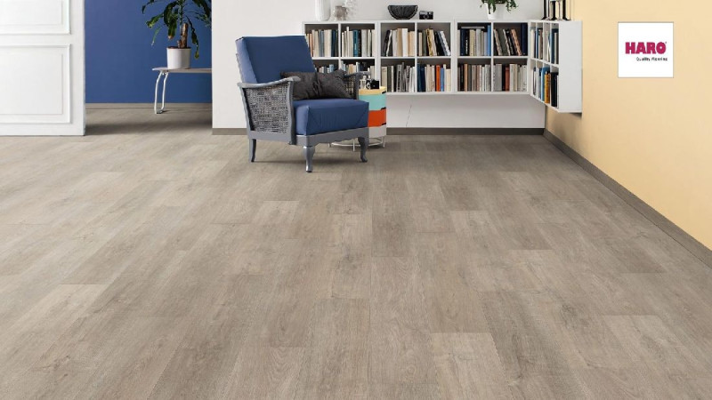 HARO Laminate TRITTY 90 Oak Livorno Greige 1-strip 4V main product photo