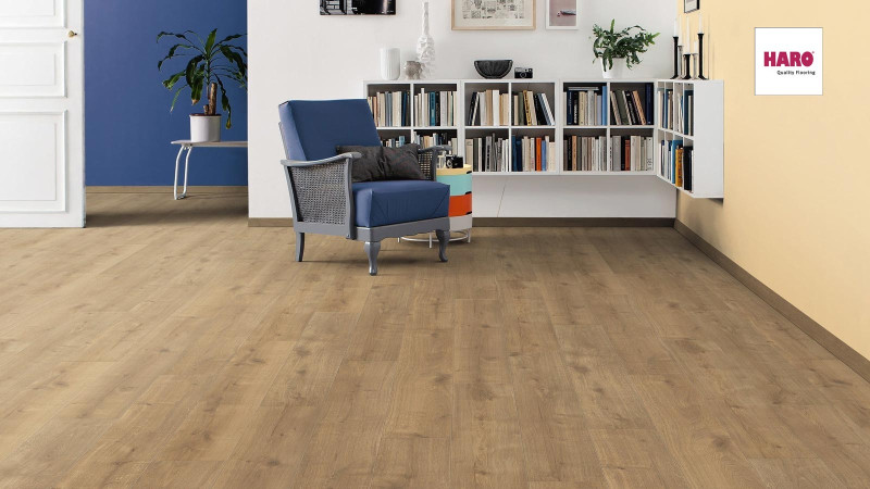 HARO Stratifié TRITTY 90 Chêne Savona nature 1 frise 4V Silent CT main product photo