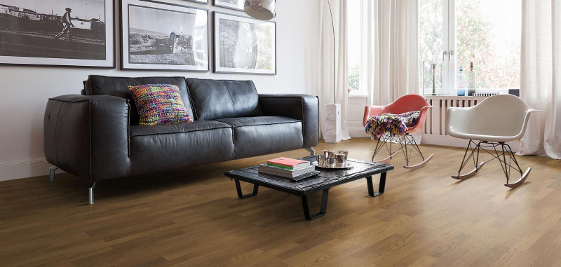 HARO Parquet 4000 Smoked Oak Naturale naturaDur 3-strip main product photo