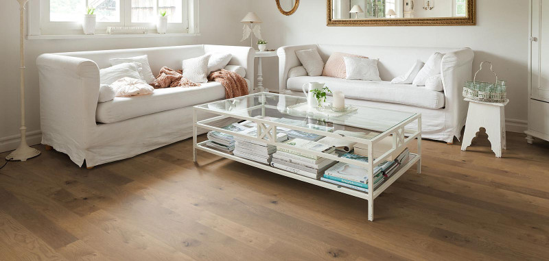 HARO Parkett 4000 Bernsteineiche Sauvage naturaDur 1-Stab Landhausdiele 140 2V main product photo