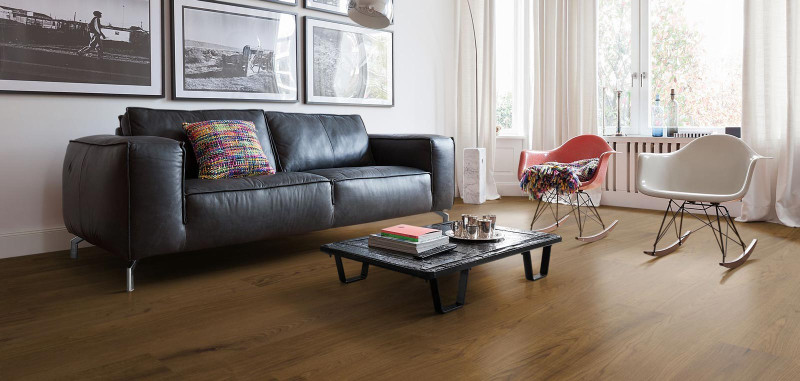 HARO Parquet 4000 Chêne fumé Sauvage naturaLin plus 1 frise Plaza 240 4V main product photo