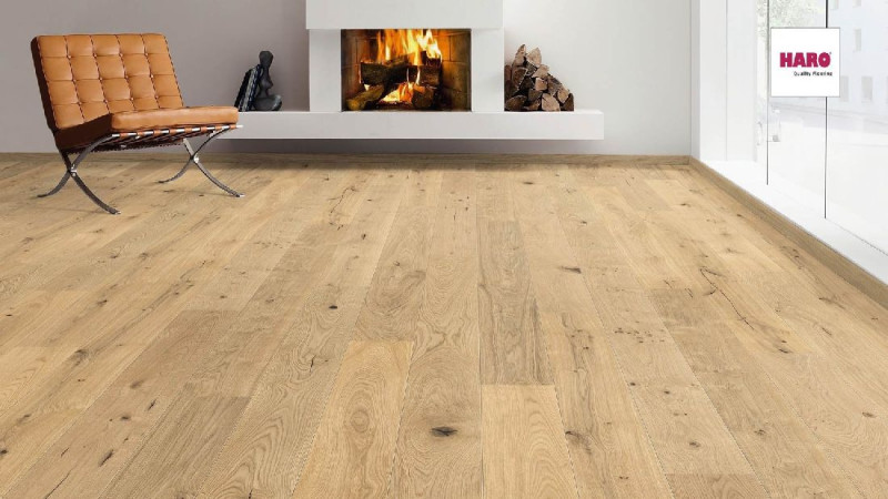 HARO Parquet 4000 Oak Invisible Sauvage permaDur 1-strip 2V main product photo