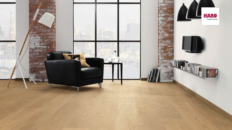 HARO Parquet 4000 Markant Chêne invisible 1 frise Plaza 4V naturaLin plus main product photo