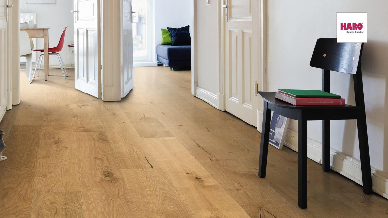 HARO Parquet 4000 Sauvage Chêne invisible 1 frise Plaza 4V naturaLin plus main product photo