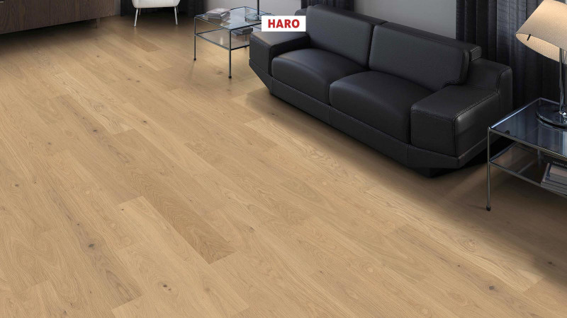 Parquet HARO 4000 Roble invisible Sauvage permaDur Lama Prestige main product photo