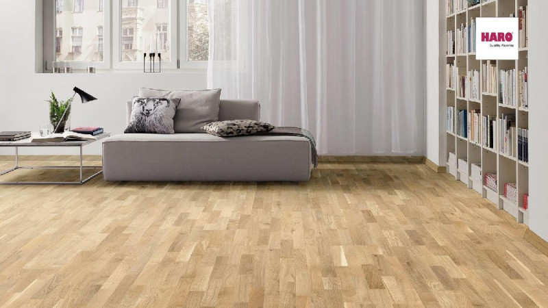 HARO Parquet 4000 Oak Invisible Favorit naturaDur 3-strip main product photo