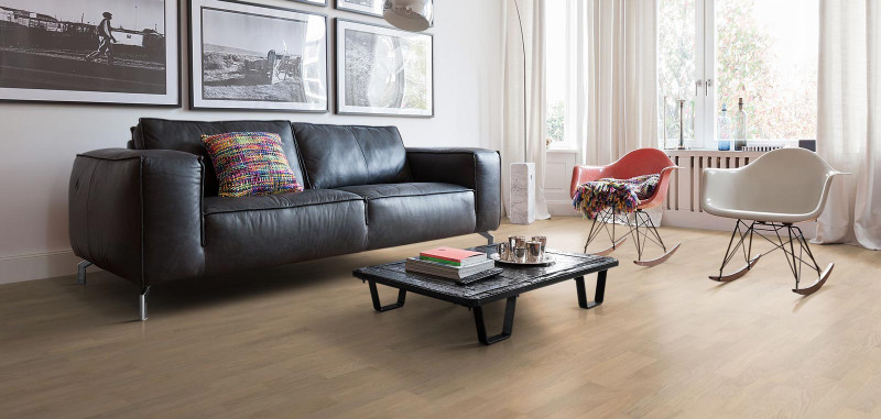 HARO Parquet 4000 Chêne blanc clair Naturale permaDur 3 frises main product photo