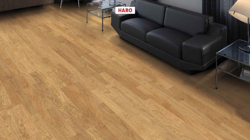 HARO Parquet 4000 Oak Naturale naturaLin plus Strip Allegro main product photo