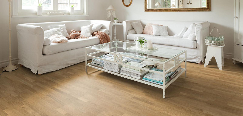 HARO Parquet 4000 Chêne Naturale brossé, permaDur 3 frises main product photo