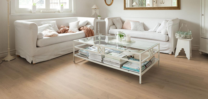 HARO Parquet 4000 Oak Puro White Markant naturaDur 1-strip plank 140 2V main product photo