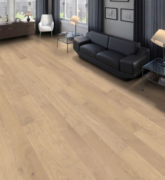 Parquet HARO 4000 Roble puro blanco Llamativo naturaLin plus 1-lama 140 4V main product photo