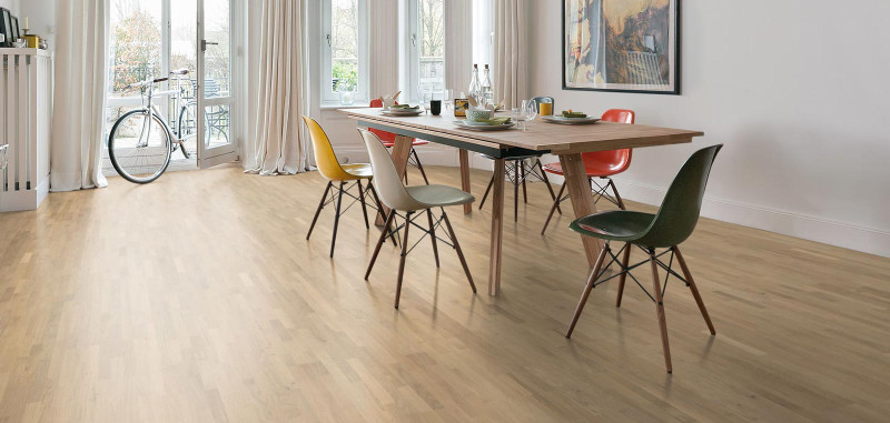 HARO Parquet 4000 Chêne blanc puro Naturale permaDur 3 frises main product photo