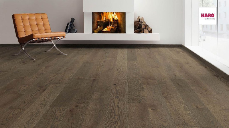 HARO Parkett 4000 Sauvage Eiche schilfbraun Landhausdiele 4V naturaLin plus main product photo