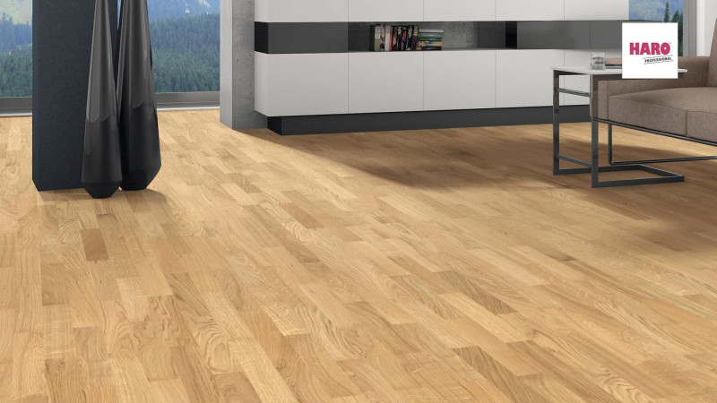 HARO Professional Parquet 4000 Oak Standard permaDur Strip Allegro main product photo