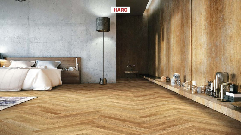 HARO Parkett 4000 Eiche Trend strukturiert naturaLin plus Stab Classico main product photo
