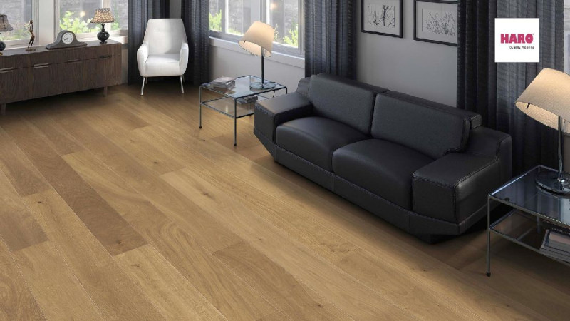 HARO Parquet 4000 Markant Chêne fumé léger invisible 1 frise 4V naturaLin plus main product photo