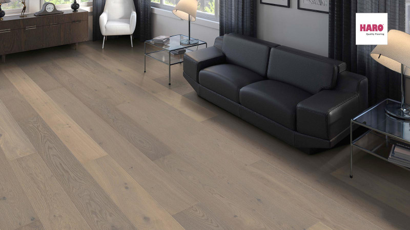 HARO Parkett 4000 Markant Raucheiche puroweiß Landhausdiele 4V naturaLin plus main product photo